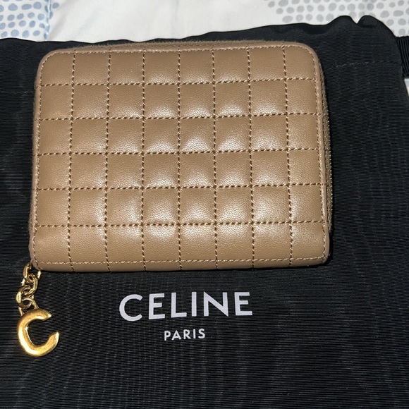 Celine small leather zip wallet - Picture 2 of 10